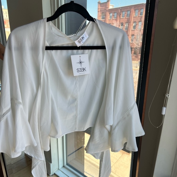 NWT white Seek the label blouse - Picture 2 of 2
